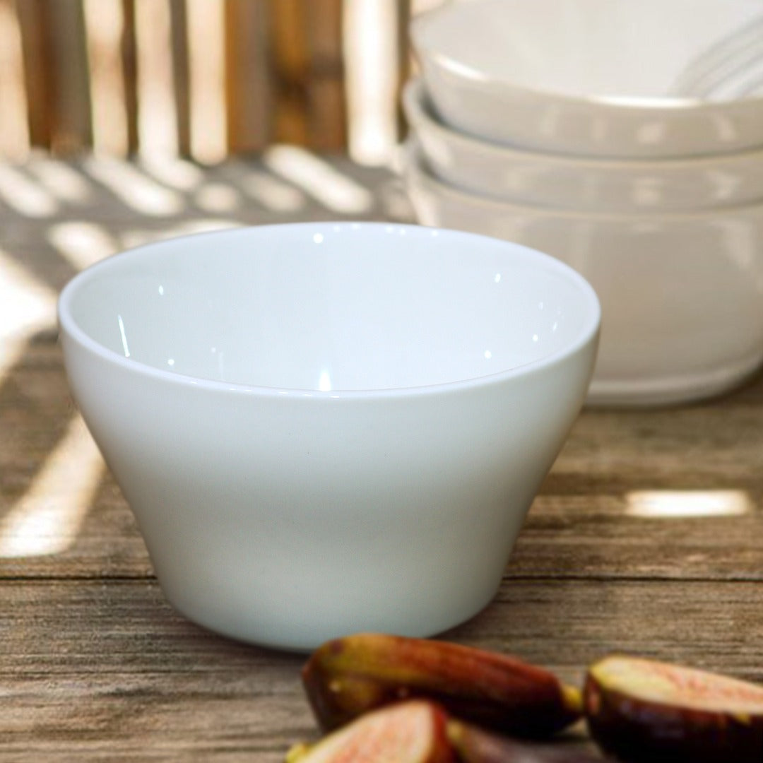 Simple White Porcelain Bowl