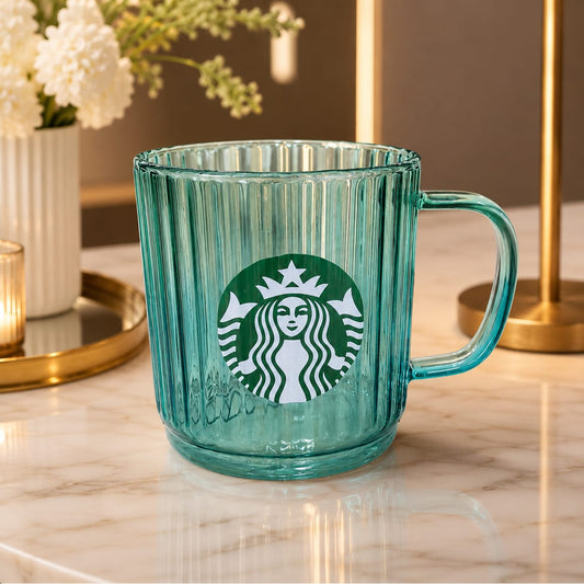 Starbucks Green Glass Mug 500ml