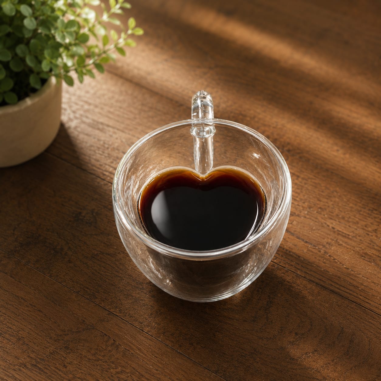 Heart-shaped Starbucks Double Glass Espresso Cup 100ml