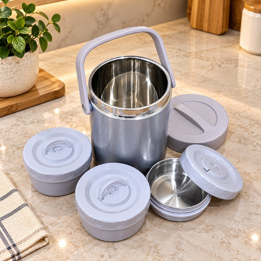 Vacuum Insulated Multi-layer Food Container 2L