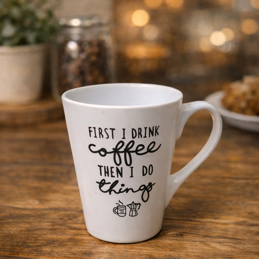 White Coffee Ceramic Mug