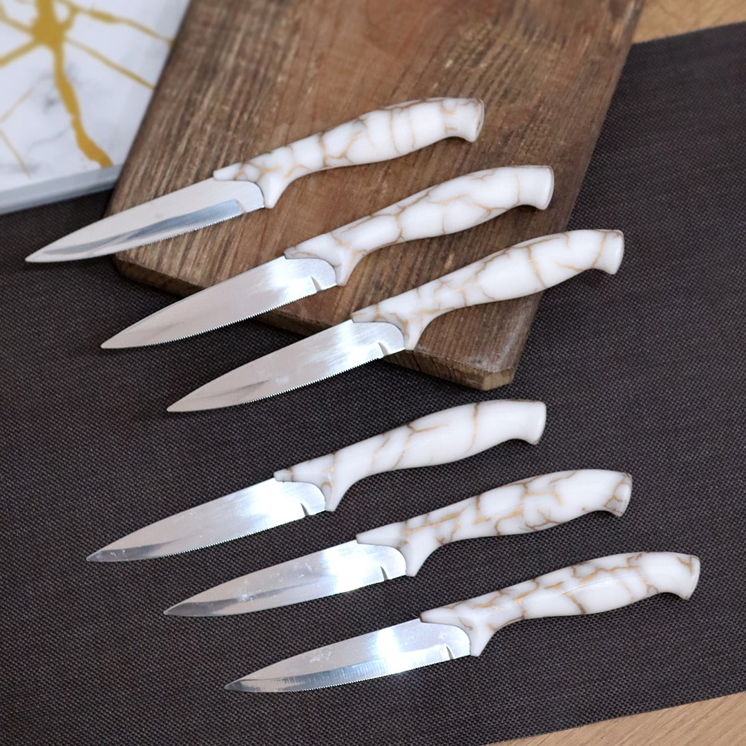 White Knives Set (6pcs)