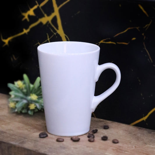 Simple White Porcelain Mug
