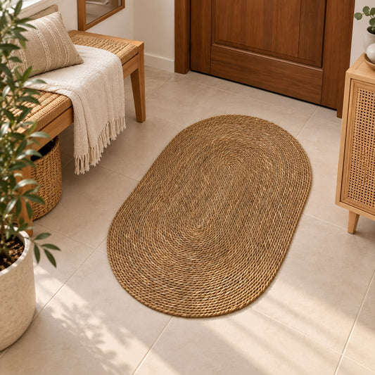 Woven Oval Floor Mats (Available in 2 sizes)
