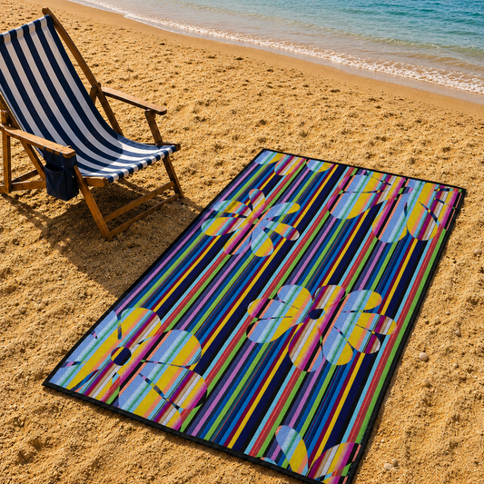 Flower Cotton Beach Towel (85x160cm)