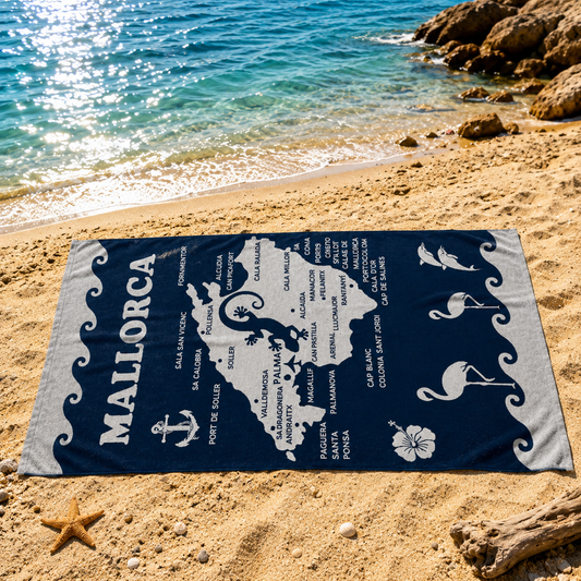 Anchor Mallorca Cotton Beach Towel (85x160cm)
