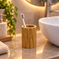 Bamboo Round Bathroom Set