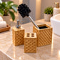 Bamboo Square Bathroom Set