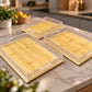 Bamboo Rectangle Trays Set (3pcs)
