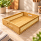 Bamboo Rectangle Trays Set (3pcs)