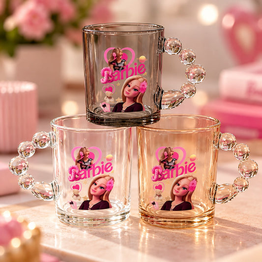 Barbie Glass Mugs 300ml