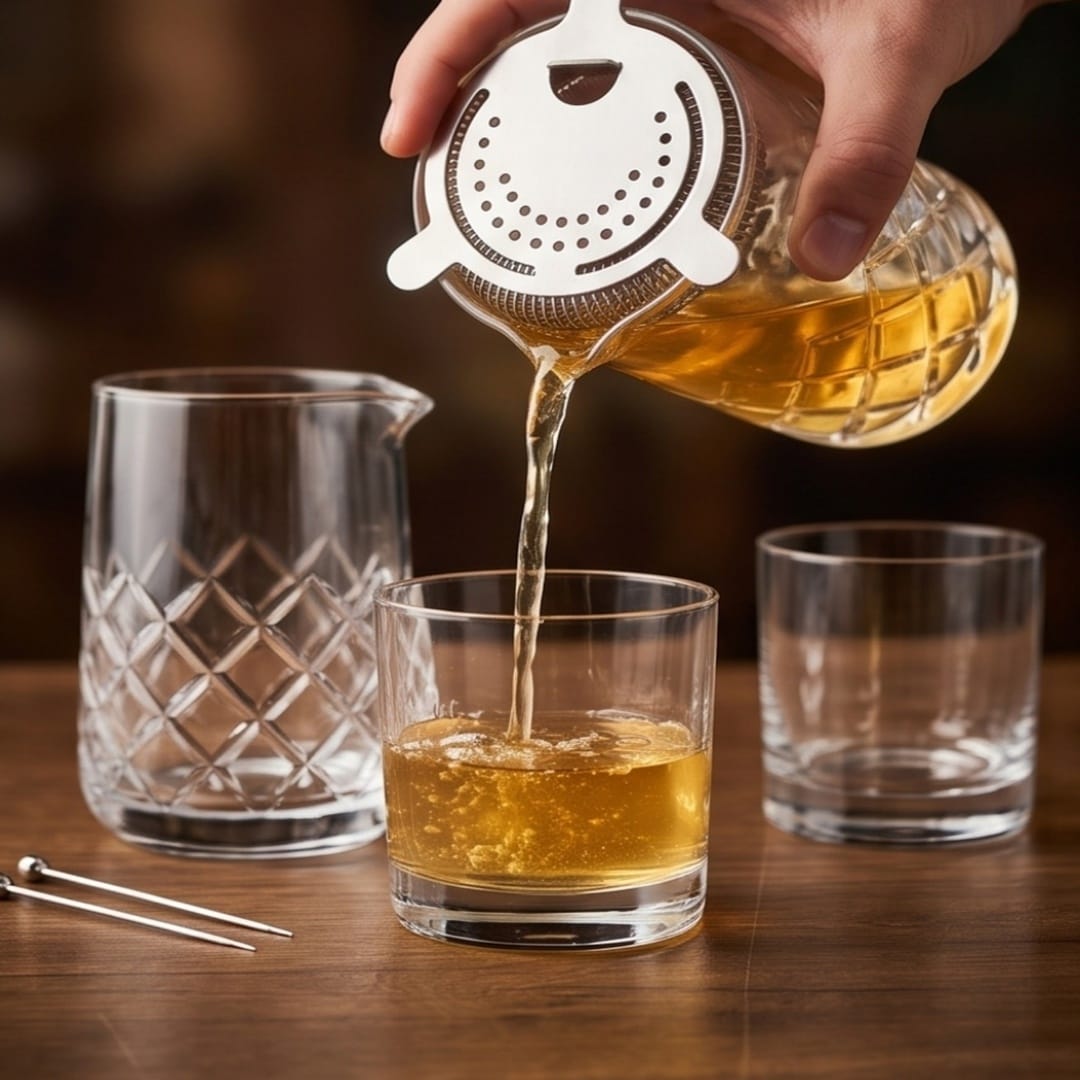 Barware Set with Mixing Glass (8pcs)