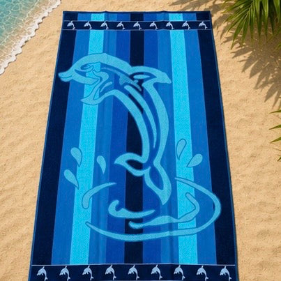 Dolphin Cotton Beach Towel (85x160cm)