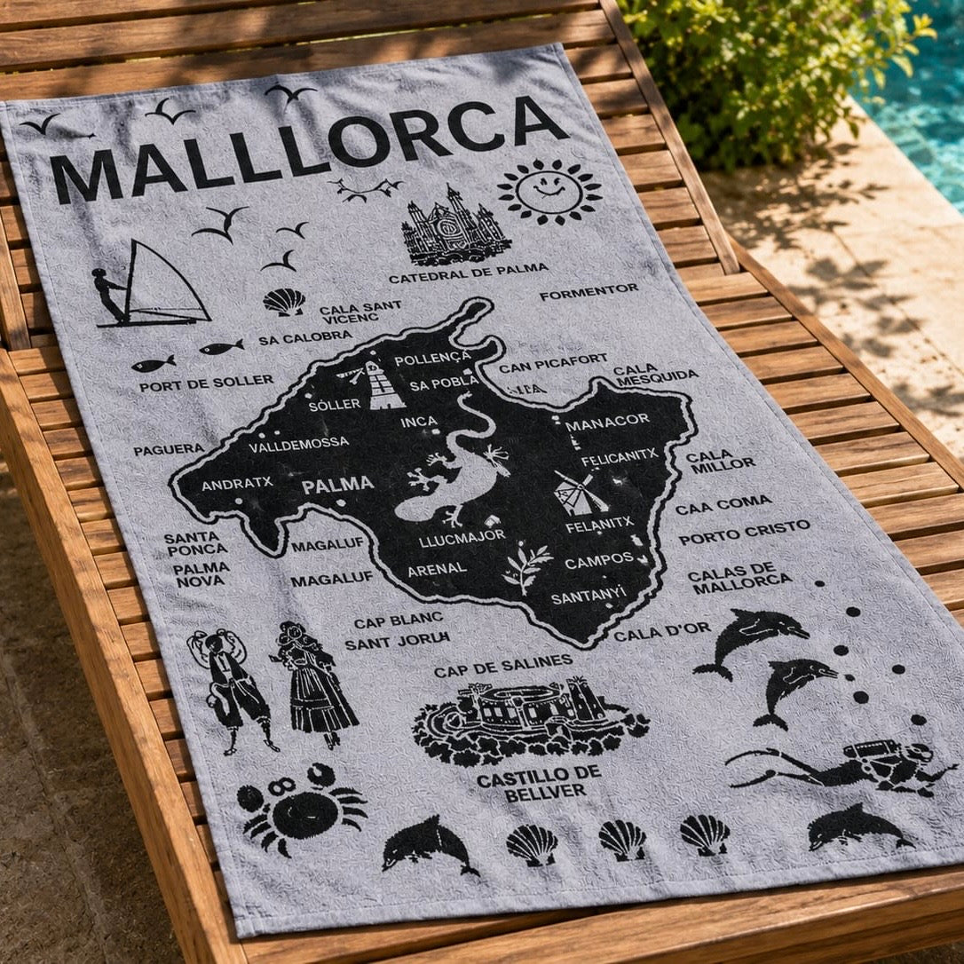 Mallorca Cotton Beach Towel (85x160cm)
