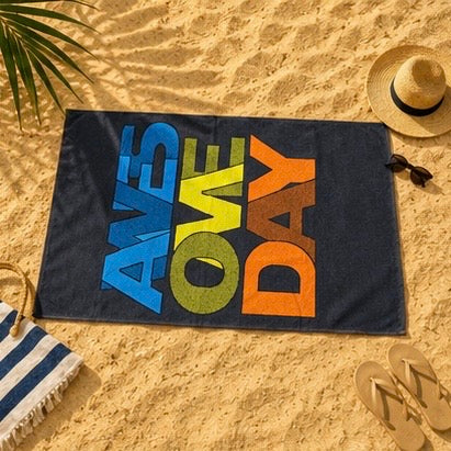 Awesome Day Cotton Beach Towel (85x160cm)
