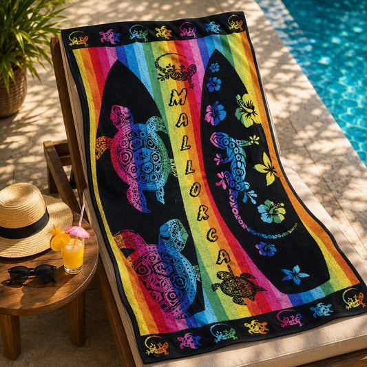 Surfboard Cotton Beach Towel (85x160cm)