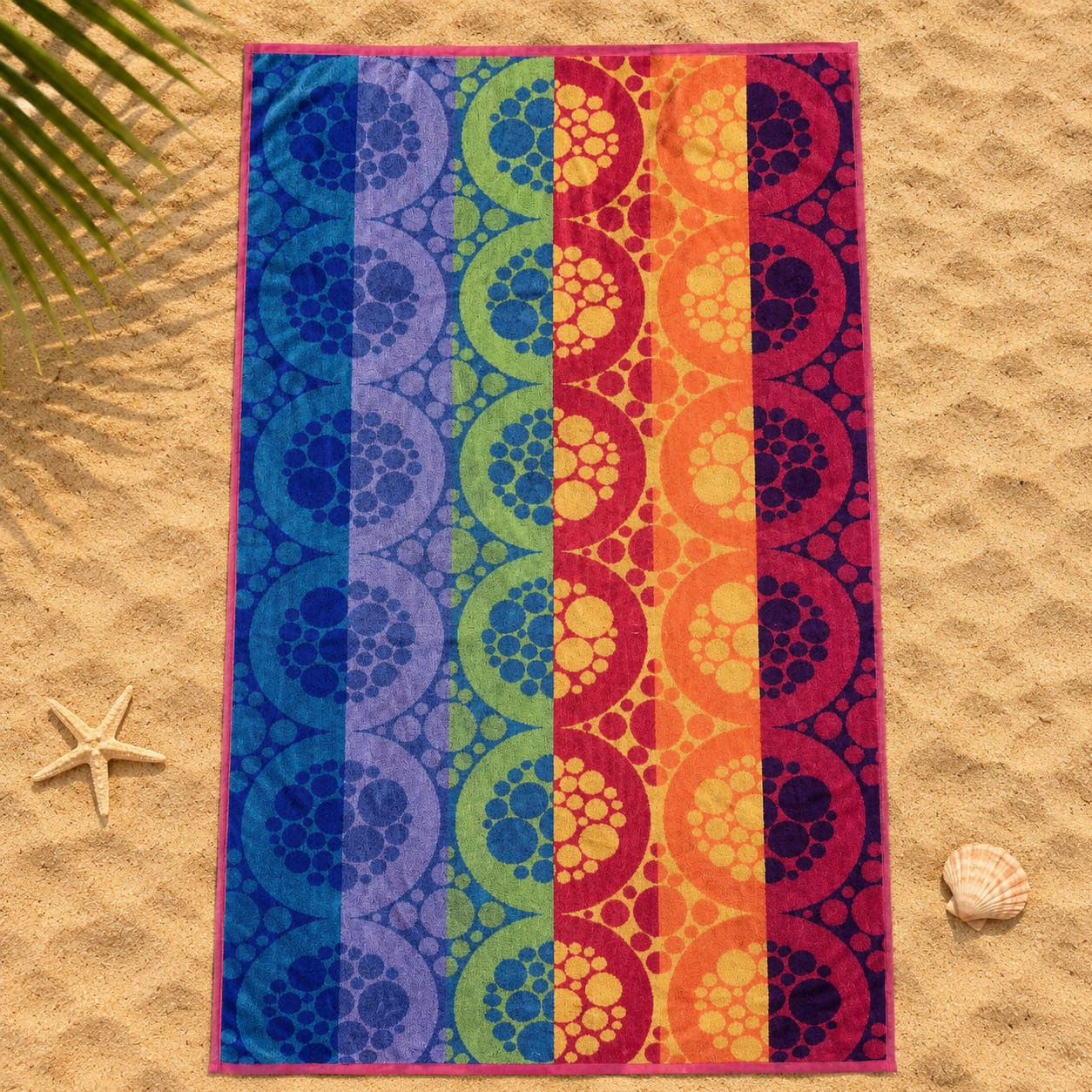 Colorful Cotton Beach Towel (85x160cm)
