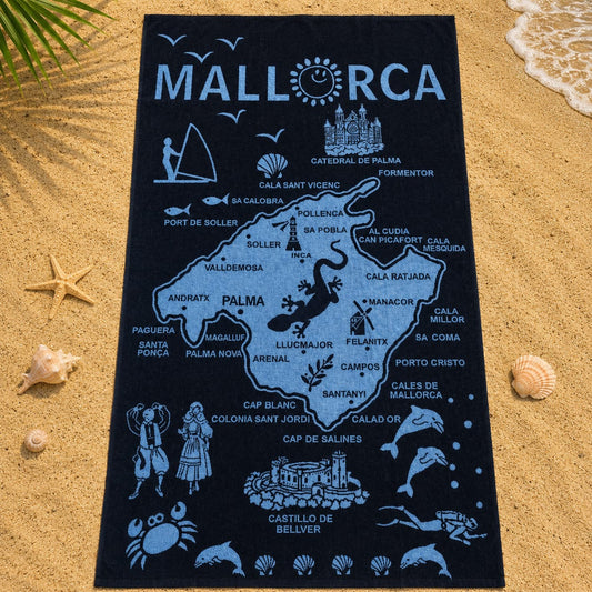 Mallorca Cotton Beach Towel (85x160cm)