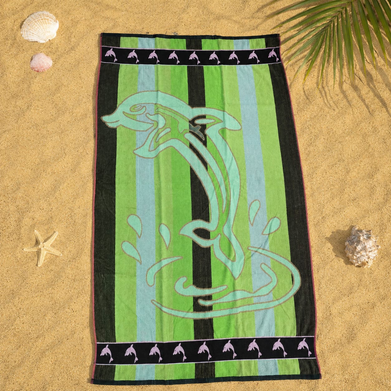 Dolphin Cotton Beach Towel (85x160cm)