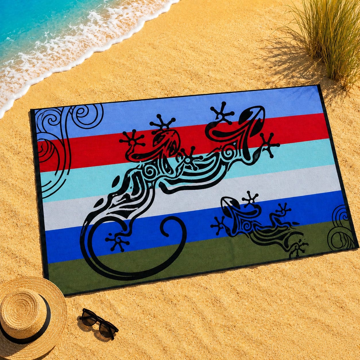 Colorful Cotton Beach Towel (85x160cm)