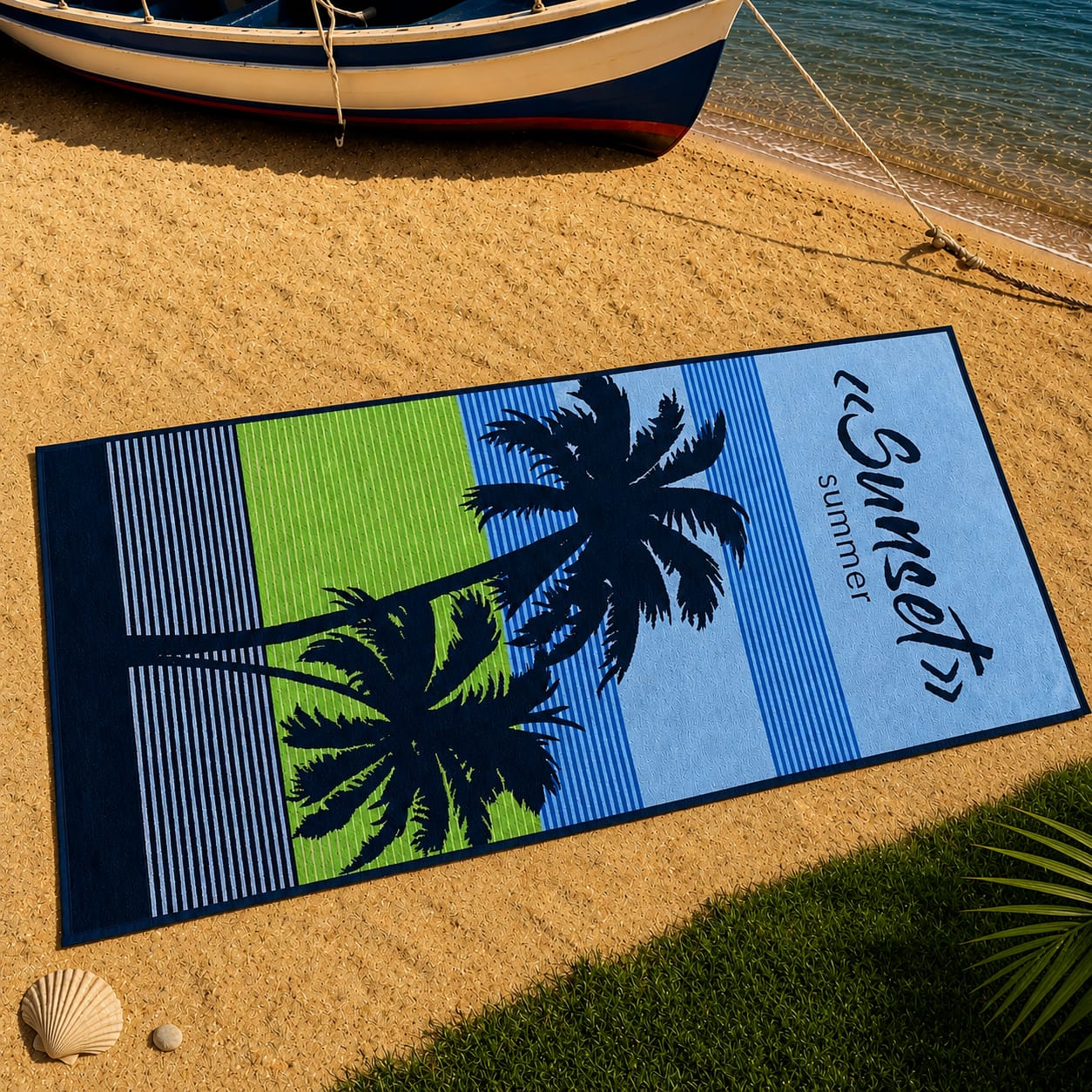 Sunset Cotton Beach Towel (85x160cm)