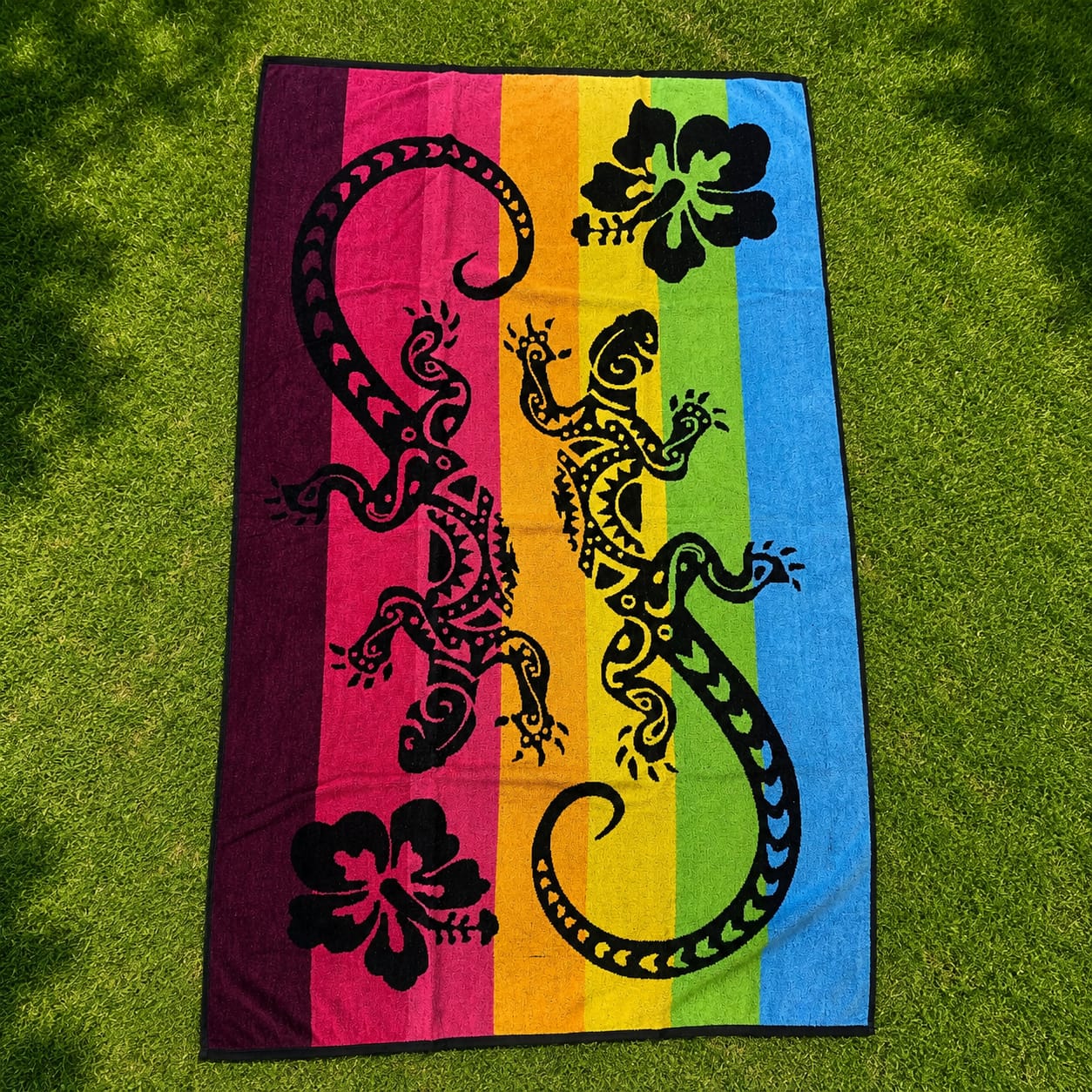 Lizards Cotton Beach Towel (85x160cm)