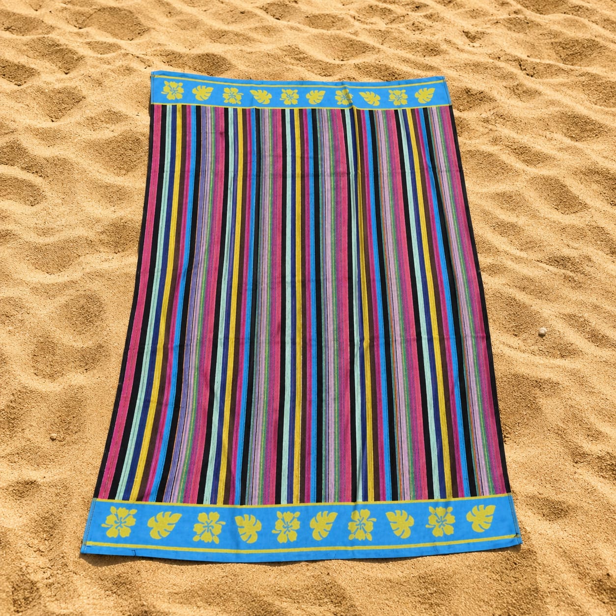 Colorful Petals Cotton Beach Towel (85x160cm)