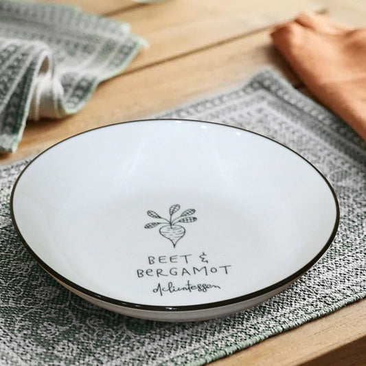 Beet & Bergamot Porcelain Plate