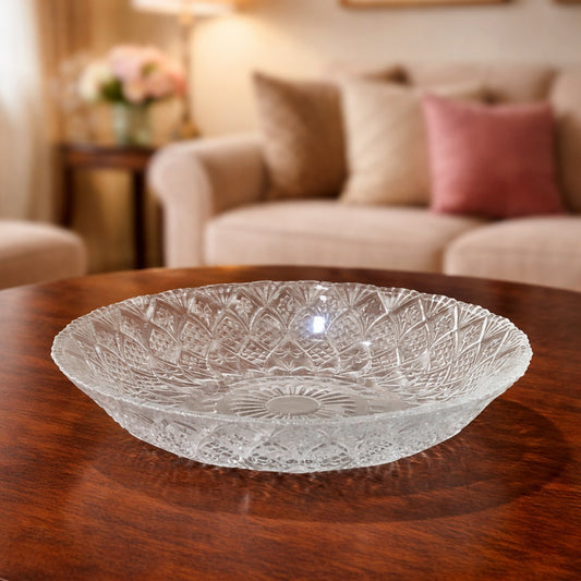 Big Glass Serving Plate