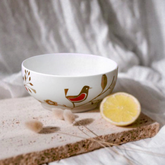 Birdie Porcelain Big Bowl