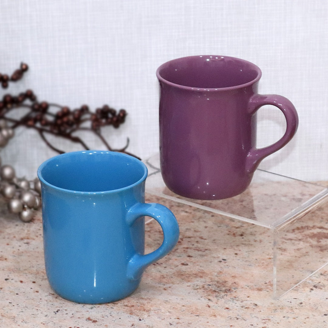 Blue & Purple Porcelain Mug