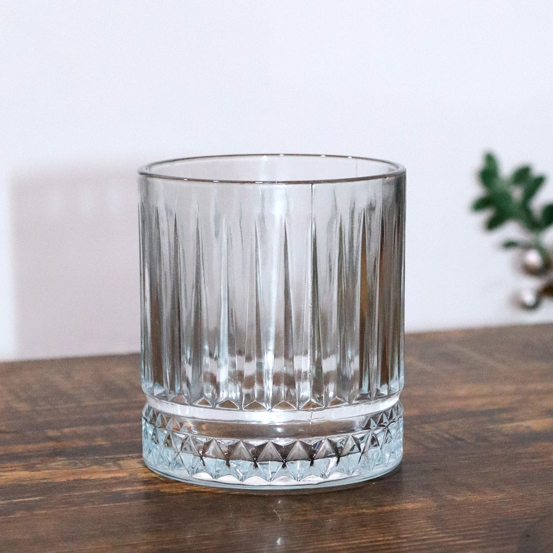 Bohemia Lines White Glass Cups 350ml (6pcs)
