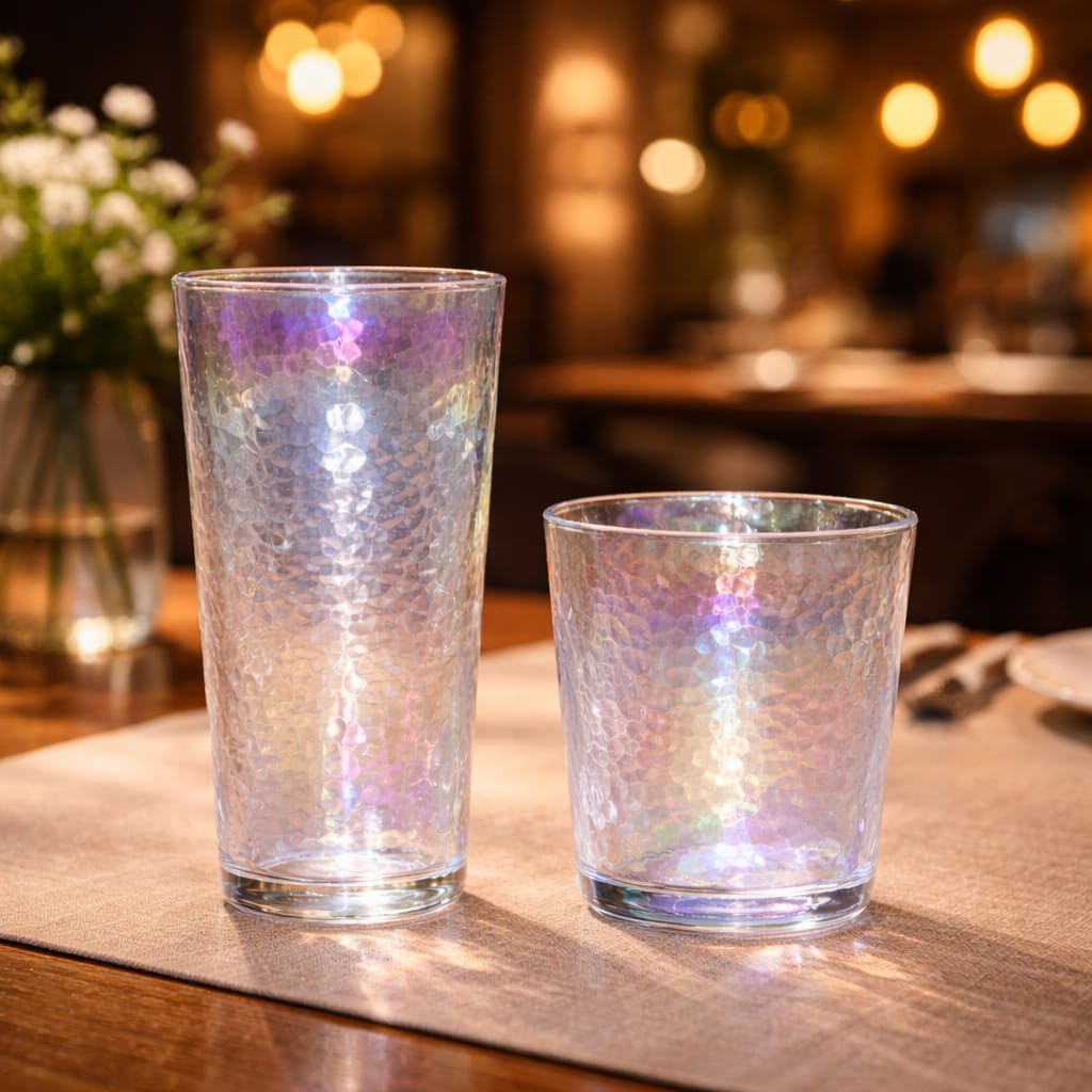 Bohemia Rainbow Glass Cups