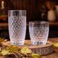 Bohemia Glass Diamond Cups Set (12pcs)