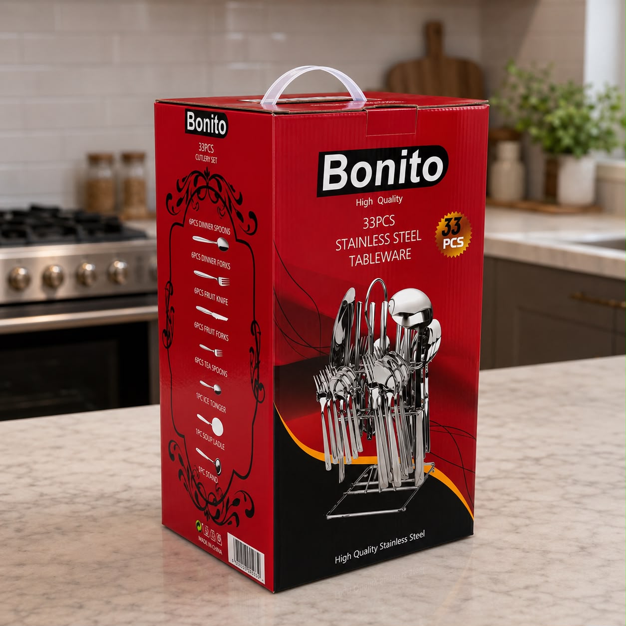 Stainless Steel Cutlery Set (33pcs)
