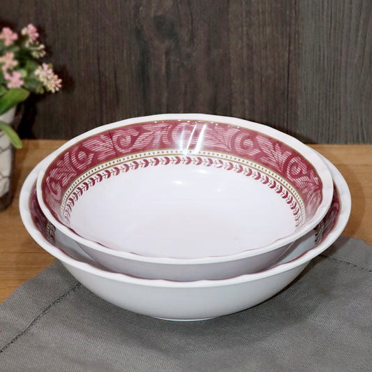 Bordeaux Melamine Big Bowls Set