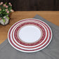 Bordeaux Melamine Round Plates