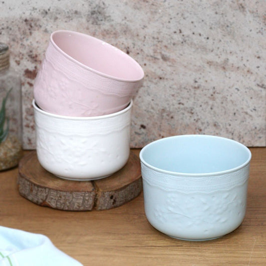 Branch Deep Porcelain Bowls