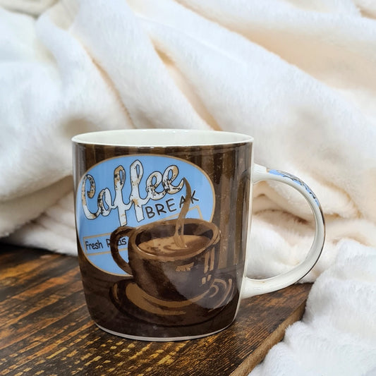 Brown Coffee Porcelain Mugs