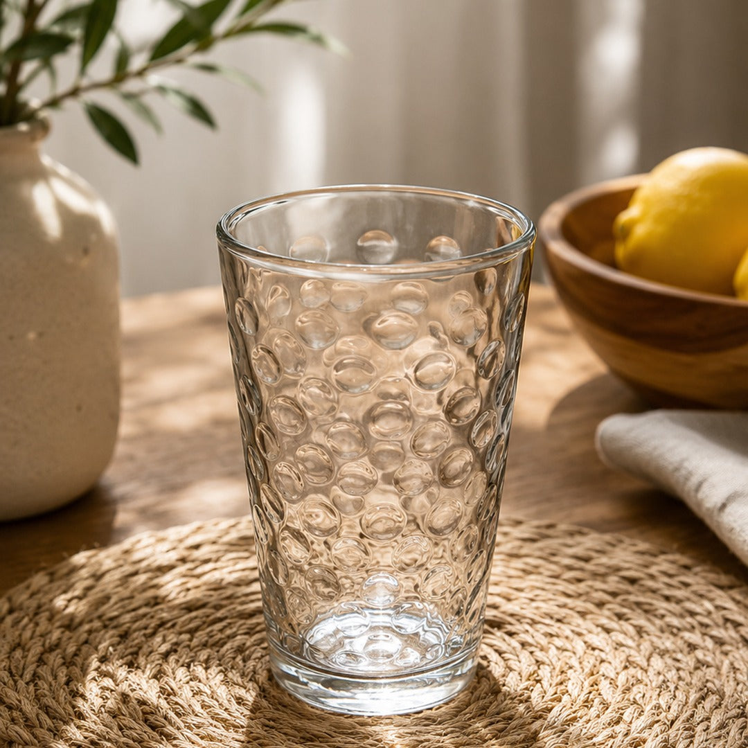Bubbles Big Glass Cups 400ml (6 Cups)