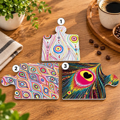 Ceramic Colorful Coasters