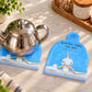 Ceramic Pool Quote Coasters & Wall Decor