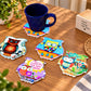Ceramic Owls Coasters