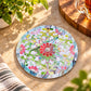 Ceramic Colorful Flower Coasters & Wall Decor