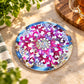 Ceramic Colorful Flower Coasters & Wall Decor