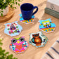 Ceramic Owls Coasters