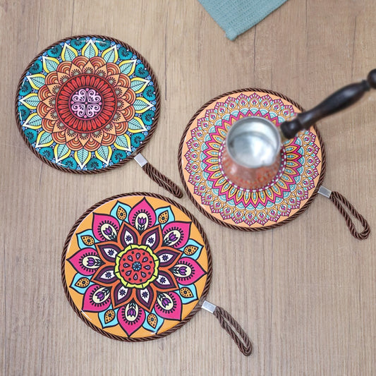 Ceramic Colorful Wall Decor or Coaster