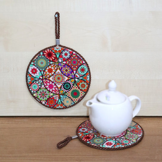 Ceramic Colorful Wall Decor or Coaster