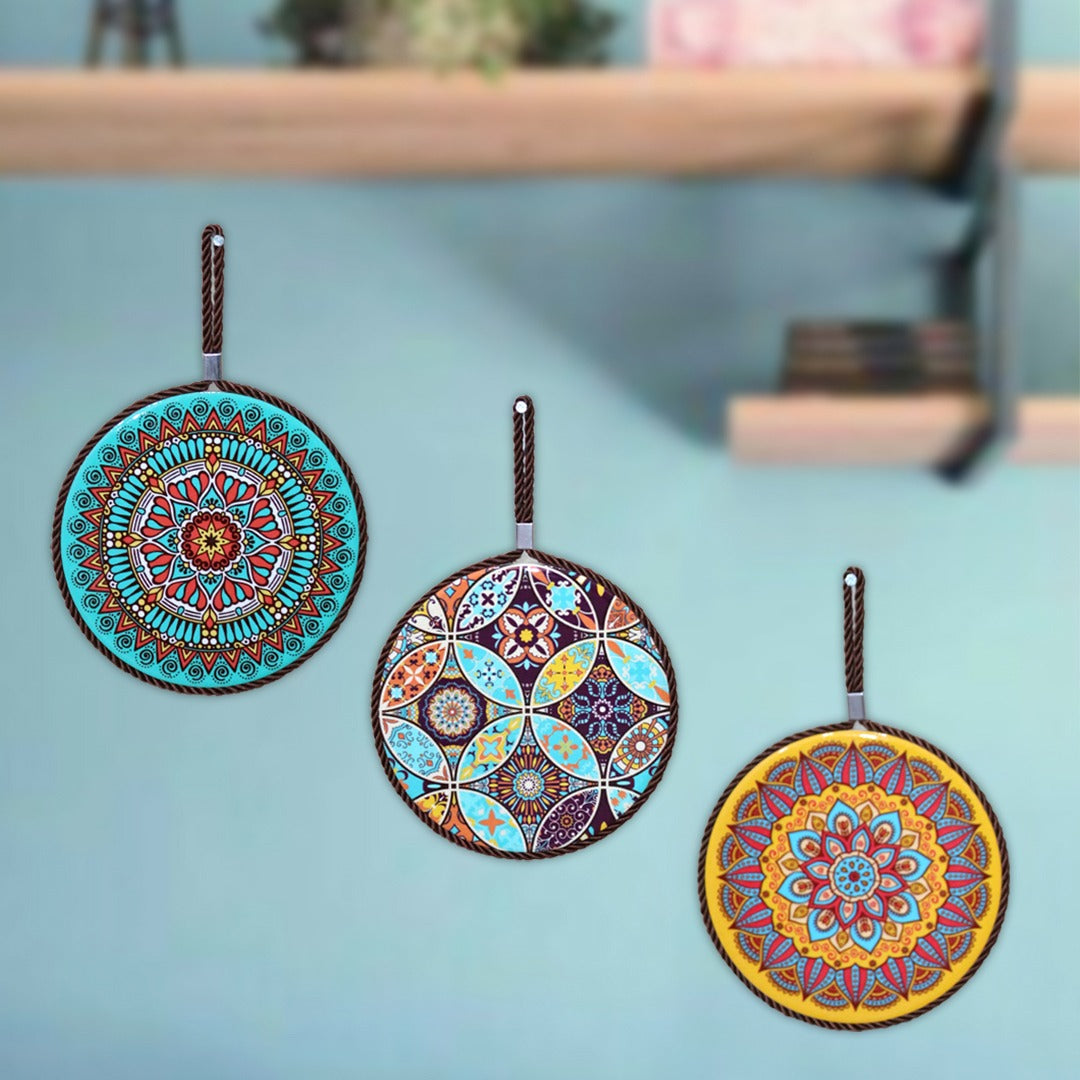 Ceramic Colorful Wall Decor or Coaster