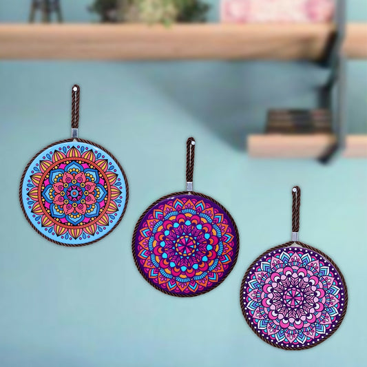 Ceramic Colorful Wall Decor or Coaster